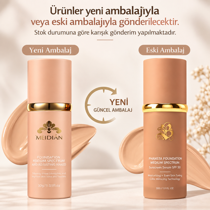 VELLUNI™ 4'ü 1 Arada Renk Uyumlu Fondöten – Doğal Görünüm & Nemlendirici Etki